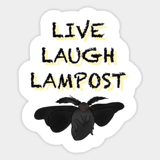 Live, Laugh, Lampost Sticker